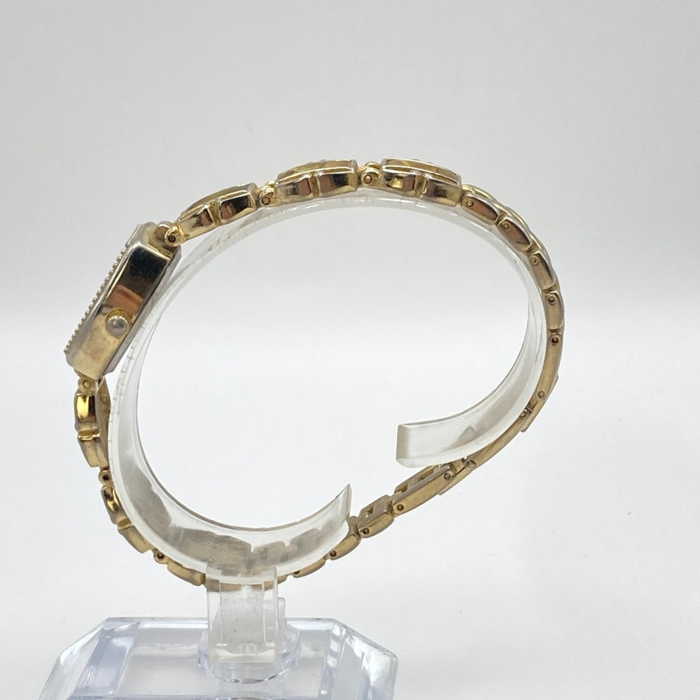 Abalone Women's Watch 19mm Gold Tone MOP Dial w/Extender New Battery 7.25" - Picture 5 of 16